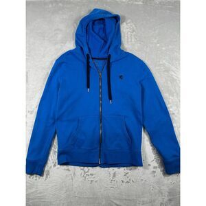 Express Blue Fleece Zip-Up Hoodie (m)